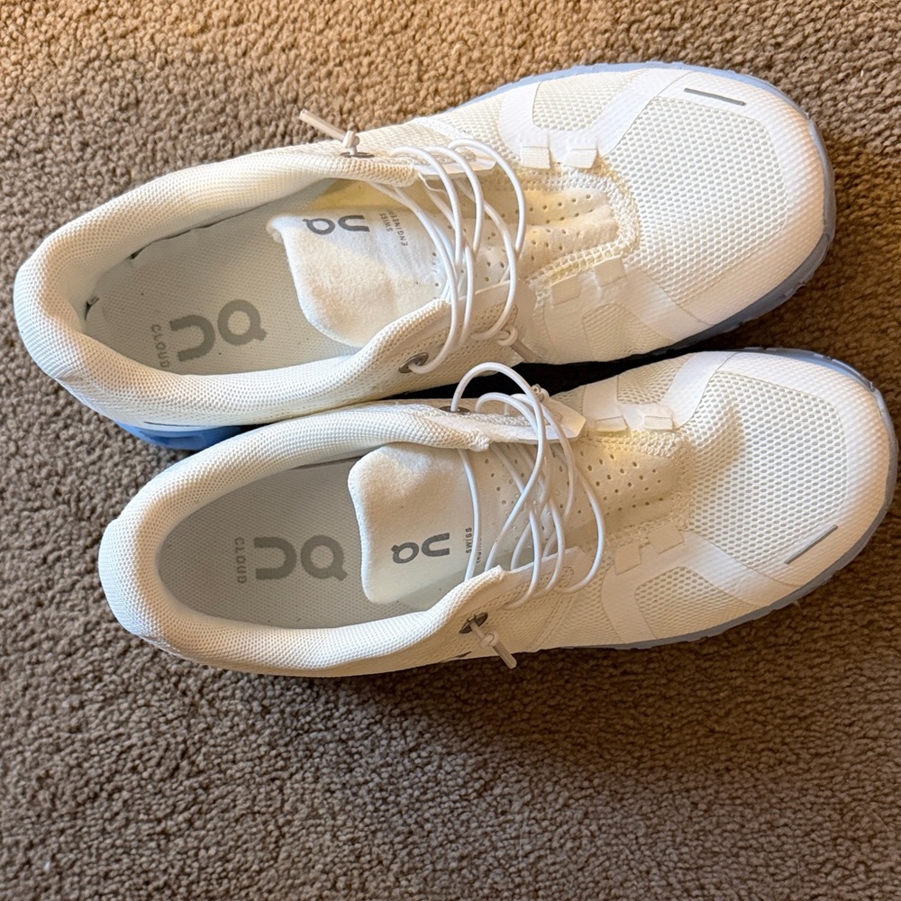 White On Cloud Sneakers